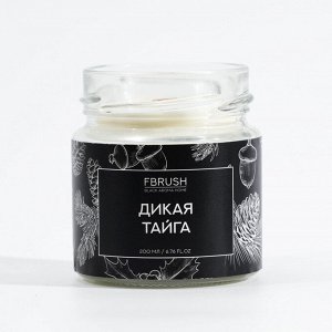 Соевая свеча BLACK AROMA HOME "Дикая тайга", 200 мл