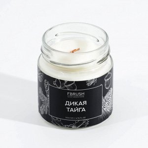 Соевая свеча BLACK AROMA HOME "Дикая тайга", 200 мл