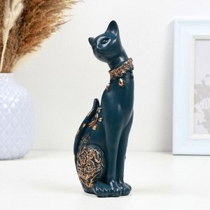 Фигура "Кошка" синяя, 20х8см