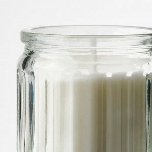 ADLAD, Ароматическая свеча в стекле, Скандинавское дерево/белый, 12 часов