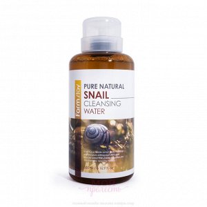 FarmStay Pure Natural Snail Cleansing Water Очищающая вода с муцином улитки 500мл