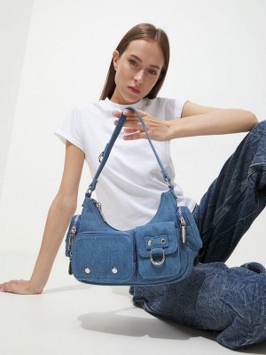 Женская сумка на плечо из денима TENDANCE