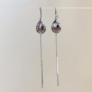 Серьги с кристаллами Swarovski