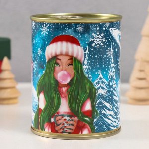 Носки женские белые в банке «Волшебная на всю голову»