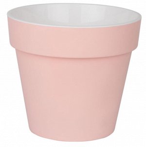 Горшок для цветов (с вкладкой) Протея Розово-белый, 2,3л d17 h15,5 пластиковый