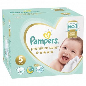 PAMPERS Подгузники Premium Care Junior (11-16 кг) Мега Упаковка 64