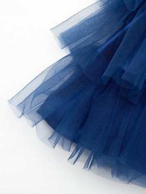 Платье детское с пайетками KAFTAN 30 (98-104 см), синий