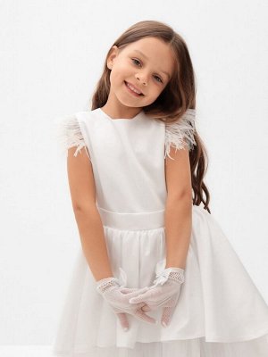 Платье нарядное детское KAFTAN, белый