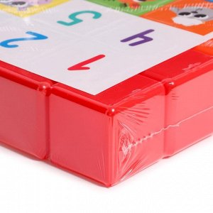 Кубики детские с наклейками, 6 x 6 см, 20 штук, 3+