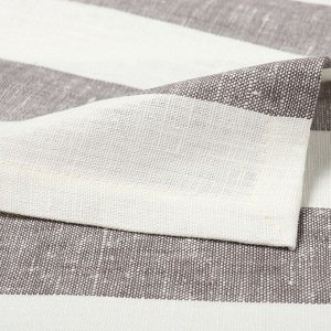 Дорожка на стол Этель Graphite 40x146 см, лен 100%, 260 г/м², белая/серая