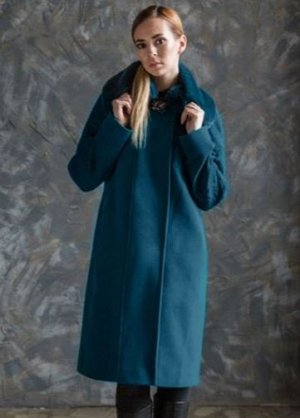 Пальто зимнее (Темно-синий цвет) Раслов AlexdiStyle