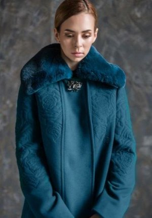 Пальто зимнее (Темно-синий цвет) Раслов AlexdiStyle
