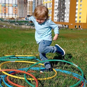 Обруч, диаметр 60 см, зелёный
