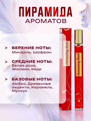 Парфюмерная вода женская Amazing Red, 35 мл