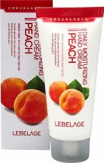 LEBELAGE DAILY MOISTURIZING PEACH HAND CREAM Ежедневный увлажняющий крем для рук с персиком 100мл