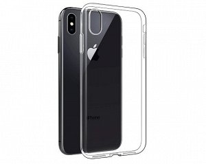 Чехол iPhone XS Max силикон прозрачный