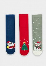 НОВОГОДНИЕ НОСКИ ДЕТСКИЕ (3 пары)