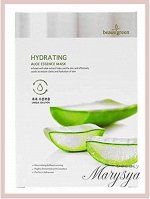 Meloso Маска тканевая на основе алоэ Total solution aloe mask, 25 гр