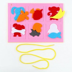 Игрушка из фетра развивающая «Мемори фигуры»