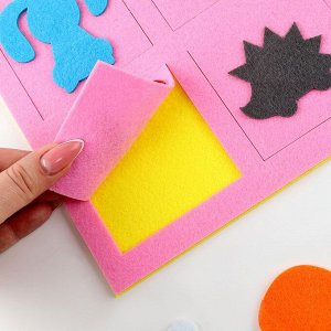 Игрушка из фетра развивающая «Мемори фигуры»