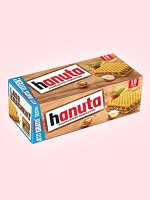 Вафли Hanuta с шоколадно ореховой начинкой / Ханута (10шт.) 220 гр