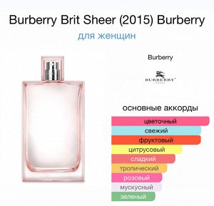 Женские духи Burberry Brit Sheer 50 мл. Оригинал