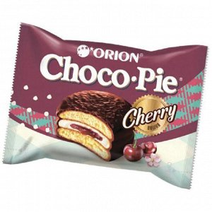 Печенье ORION "Choco Pie Cherry"  Чоко Пай вишневое 360 г (12 штук х 30 г)