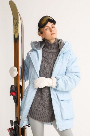 Парка женская зимняя Комфорт айсберг