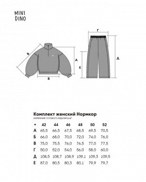 Комплект утепленный женский Нормкор джинс