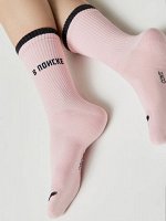 Носки женские удлиненные в рубчик