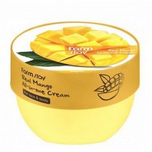 Farm Stay FarmStay Real Mango All-in-one Cream Многофункциональный крем для лица и тела с экстрактом манго 300 мл