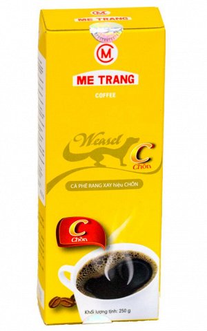 *Кофе молотый "Me Trang" Weasel - Kopi Luwak Чон 250 г*40