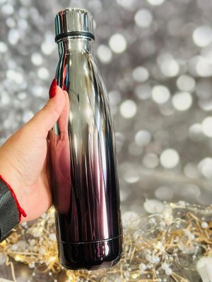 Термос бутылка 500ml СЕРО-КОРИЧНЕВАЯ