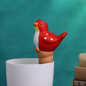 Ороситель «Птичка», 16.5x8.5 см, керамика, набор 4 шт., МИКС