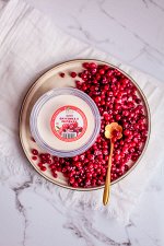 Низкокалорийный десерт йогурт Брусника