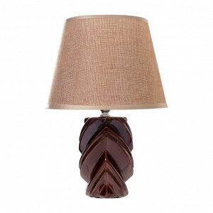 Настольная лампа с абажуром RISALUX «Гринда», Е14, 40 Вт, 22.5x22.5x32 см