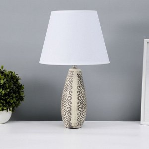 Настольная лампа с абажуром RISALUX «Римини», Е27, 40 Вт, 25x25x43 см