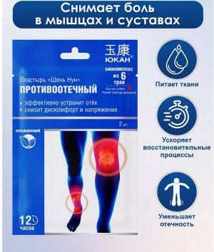 Пластырь от отеков  Шень Нун 2шт/ уп.