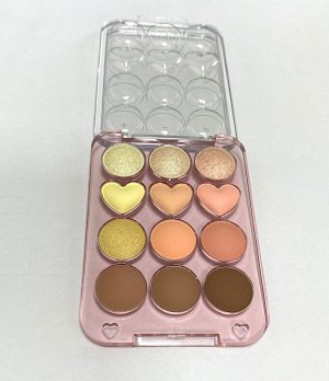 COLORGRAM Палетка теней для ежедневного макияжа глаз с трендовыми оттенками PINPOINT 05 BLOSSOM+CORAL