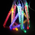 Гирлянда Сосульки, RGB, 3м, 20 лампочек, USB