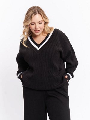 Джемпер вязаный DG39166BLK01