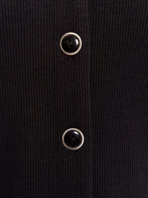 Кардиган в рубчик GA81008BLK01