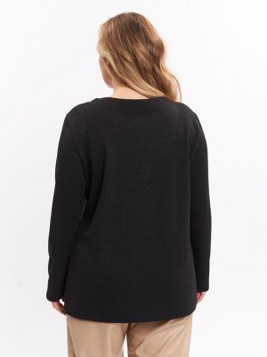Кардиган в рубчик GA81008BLK01