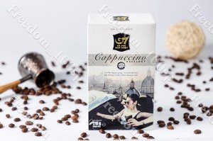 Растворимый кофе G7 капучино, белая пачка
