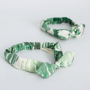 Повязка на голову для мамы и дочки M&B «Family look» 2 шт., МИКС