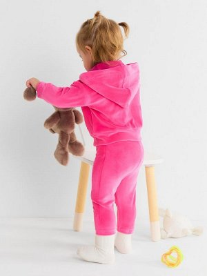 Толстовка Крошка Я Plushy, -92, фуксия