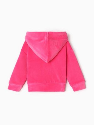 Толстовка Крошка Я Plushy, -92, фуксия