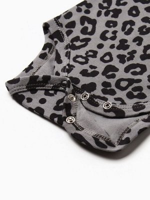 Боди с длинным рукавом «Крошка Я» Trendy grey.