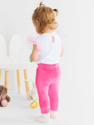Брюки (легинсы) Крошка Я Plushy, -80 см, фуксия