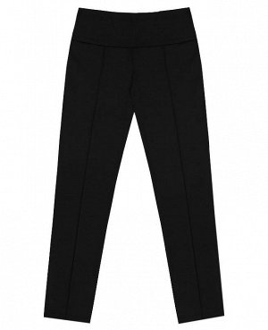 Школьные чёрные брюки для девочки Цвет: черный